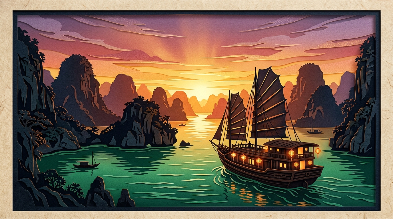 Hoàng Hôn Hạ Long